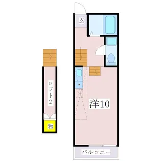 レスポワール鴨池【1階】の間取り