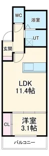 マリアロッソ弥富ベリアス【2階】の間取り