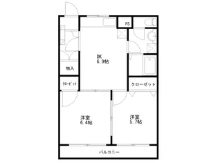 ファミーユドルチェ【2階】の間取り