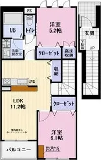 メゾンアイリスの間取り