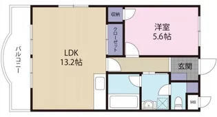 プリムヴェール【3階】の間取り