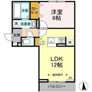 レコルト木町【3階】の間取り
