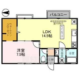 駒井ハイツ【2階】の間取り