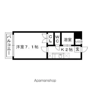 モア・フィールド春日公園【6階】の間取り