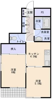 リウズヒル氷川台【3階】の間取り