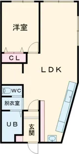 シーザーレジデンス福生【4階】の間取り