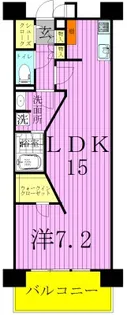 ロイヤルパークス西新井【11階】の間取り