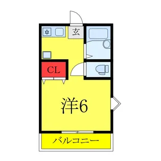 フローラ花俣【2階】の間取り