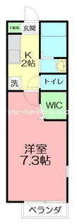 ストゥディオ【1階】の間取り
