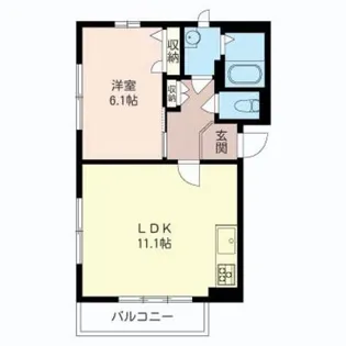ラフィネ【3階】の間取り