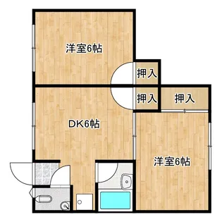 スパイラル小瀬1【1階】の間取り