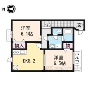 アウローラA【2階】の間取り