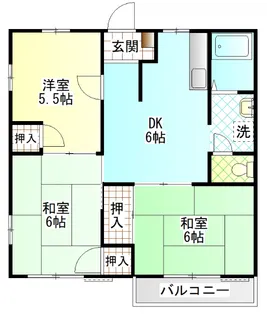 コーポ岡部B棟【2階】の間取り