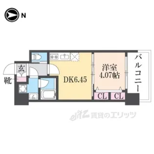 プレジオ布施EURO【4階】の間取り