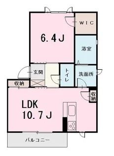 カッシーナS【2階】の間取り