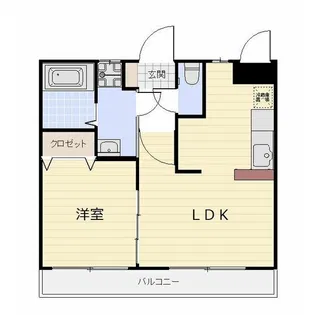 アルファレジデンスイースト【4階】の間取り