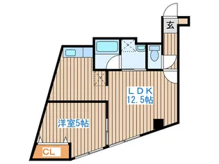ユミハウス土樋【2階】の間取り