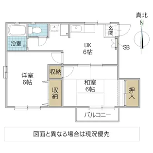 第6TGMソファレ C【2階】の間取り