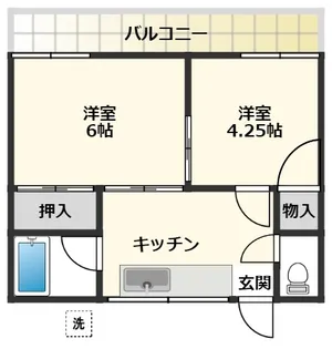 相川荘【2階】の間取り