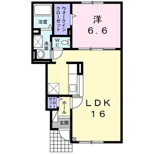 フォルテシモI【1階】の間取り