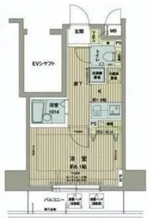 メインステージ西新宿【4階】の間取り