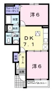 ライツシュティル【1階】の間取り