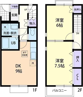 Belle Demeure コートエレガンス Iの間取り