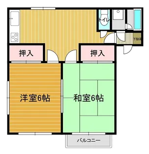 ファーストハイツ【2階】の間取り
