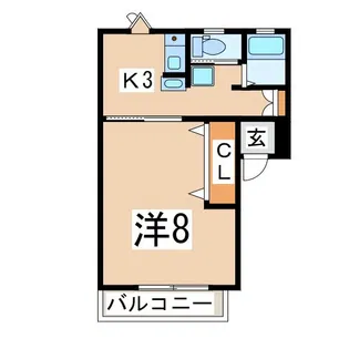 メゾンヤマト本町【3階】の間取り