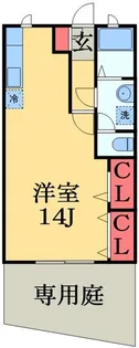 CREAおゆみ野【1階】の間取り