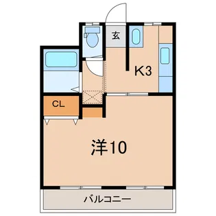阿部マンション【3階】の間取り