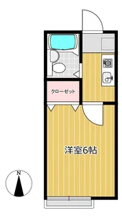 サンリベールII【1階】の間取り
