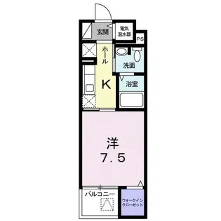 ソブレパサール【3階】の間取り