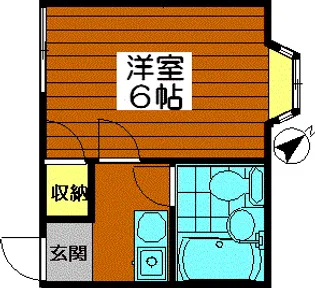 グリーンハイツスガモ【2階】の間取り