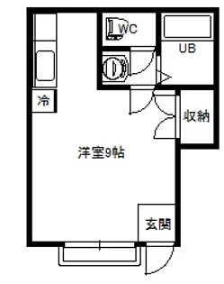 ピーノヴェルデ【1階】の間取り
