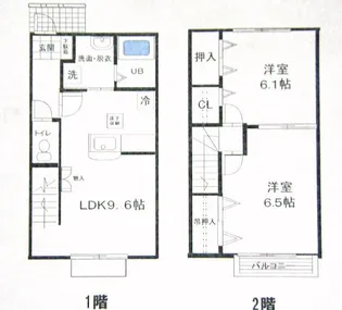 栃木県足利市毛野新町1【一戸建】の間取り