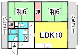 第2しづマンション【1階】の間取り