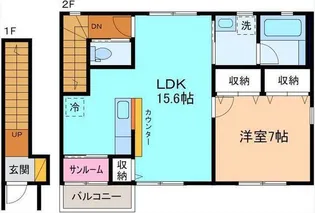 ひきだM6【2階】の間取り