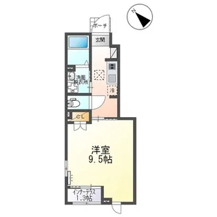 シェルル泉【1階】の間取り