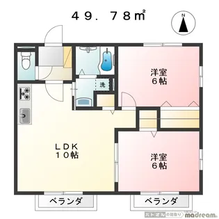 メルヘンハイム【2階】の間取り