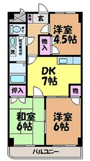 カーサAC【6階】の間取り