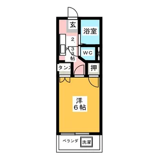 グランシード穏洋I【2階】の間取り