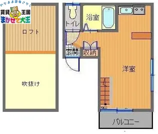 クラブイタリア【1階】の間取り