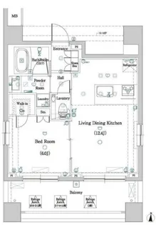 DIPS神楽坂(ディップス神楽坂)【6階】の間取り