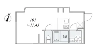 trias224【1階】の間取り