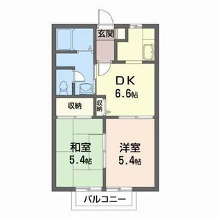 グリーンフィールド成出 G【1階】の間取り