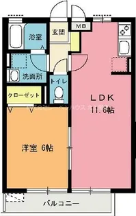 ラシーヌII【2階】の間取り