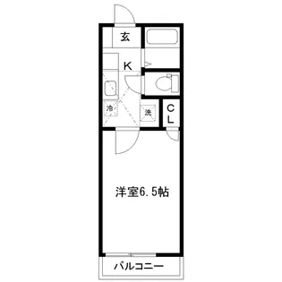トラント・ロアI【1階】の間取り