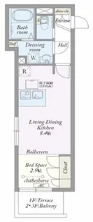 Court船橋本町【1階】の間取り