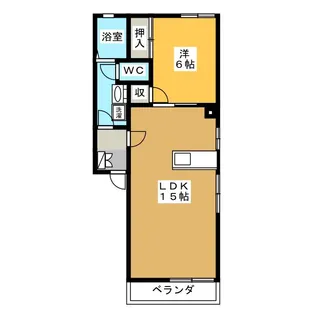 ジュネスみずほ【2階】の間取り